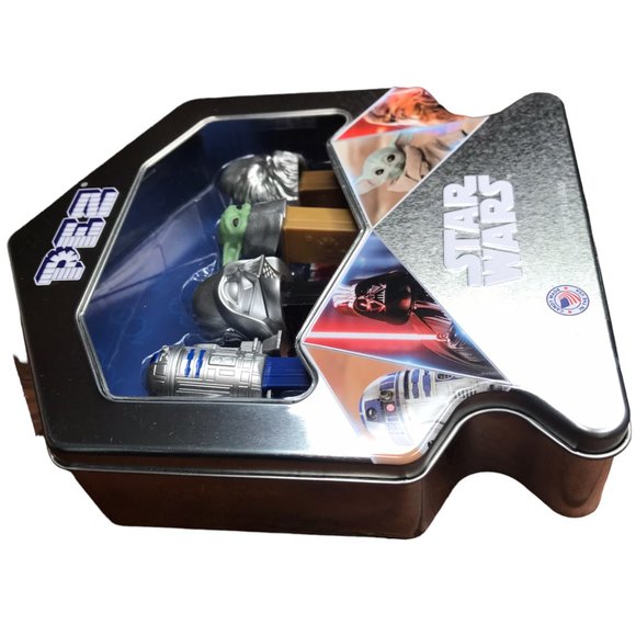 PEZ Disney 100 Star Wars Complete Set of 4 Characters One Tin Darth Vader Grogu - Picture 7 of 10